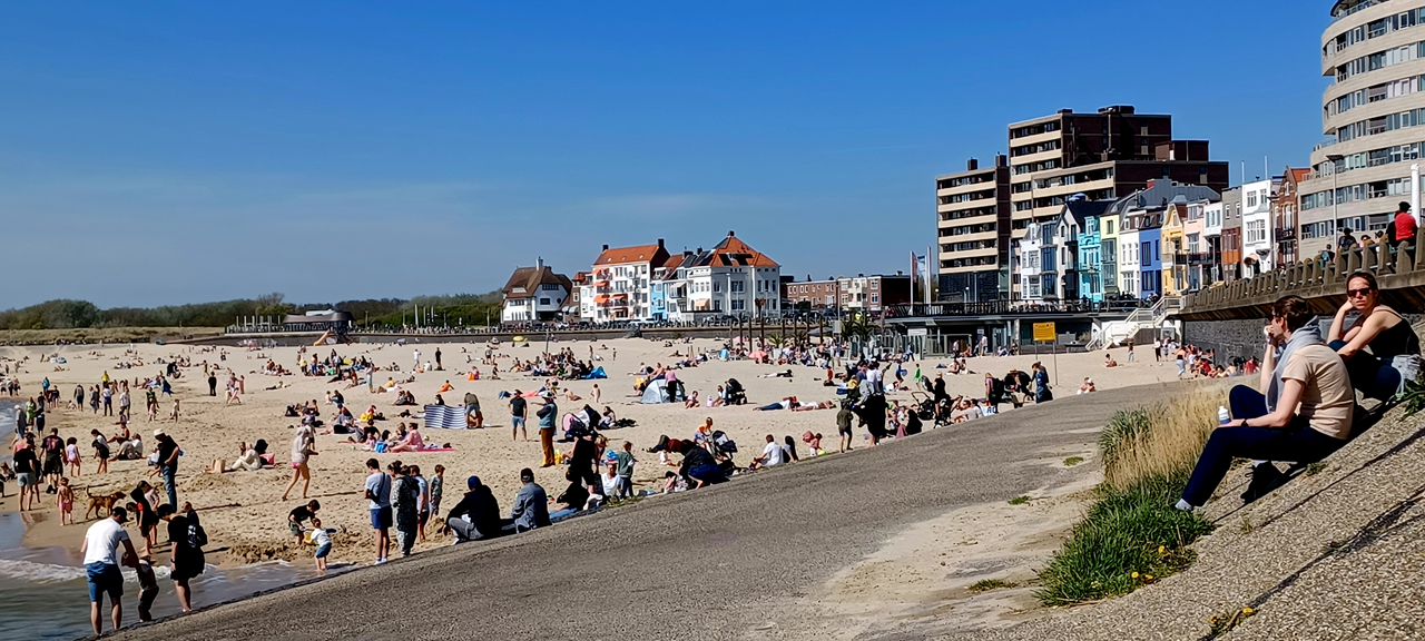Het is de eerste zomerse dag van het jaar. Foto: Anne-Marie van Iersel