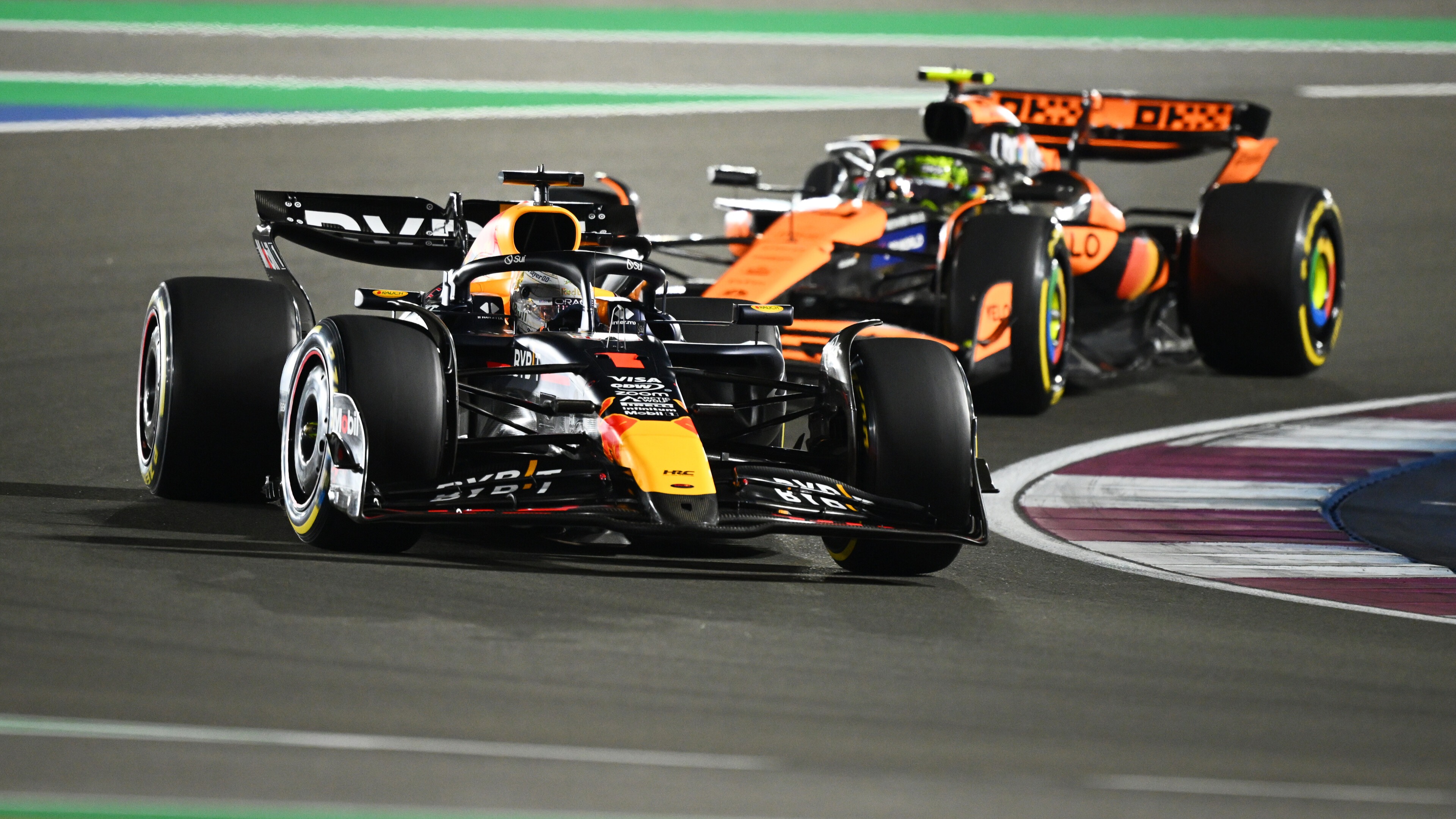 Max Verstappen tijdens de Grand Prix van Qatar. Foto: Getty Images / Red Bull Content Pool