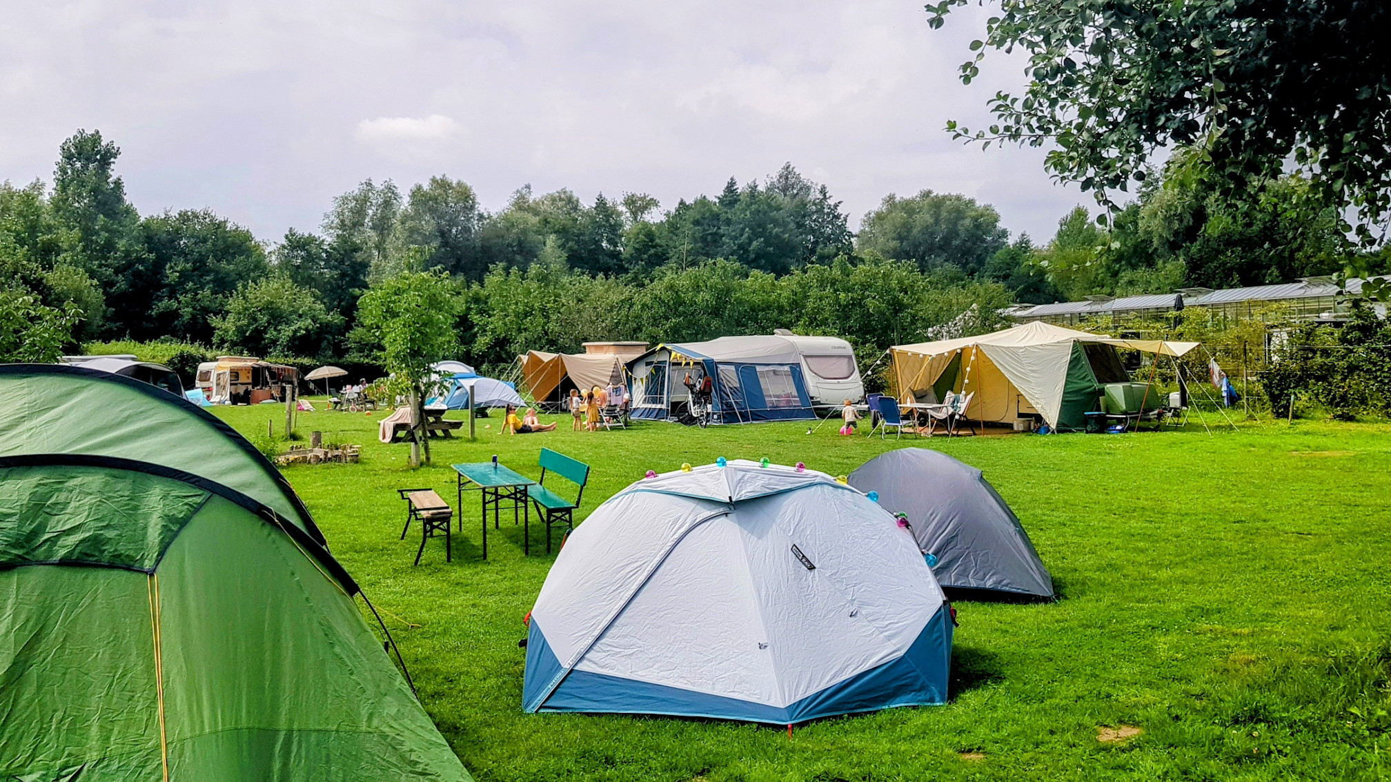 Zomervakantie op de camping. Foto: Marianne Steenbergen