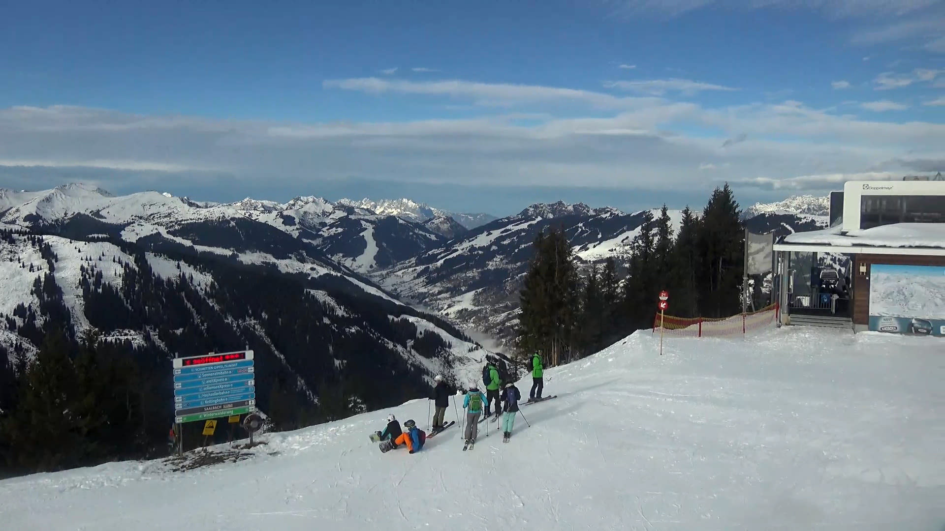 Veel ruimte voor de zon op donderdag in Zell am See. Beeld: Feratel