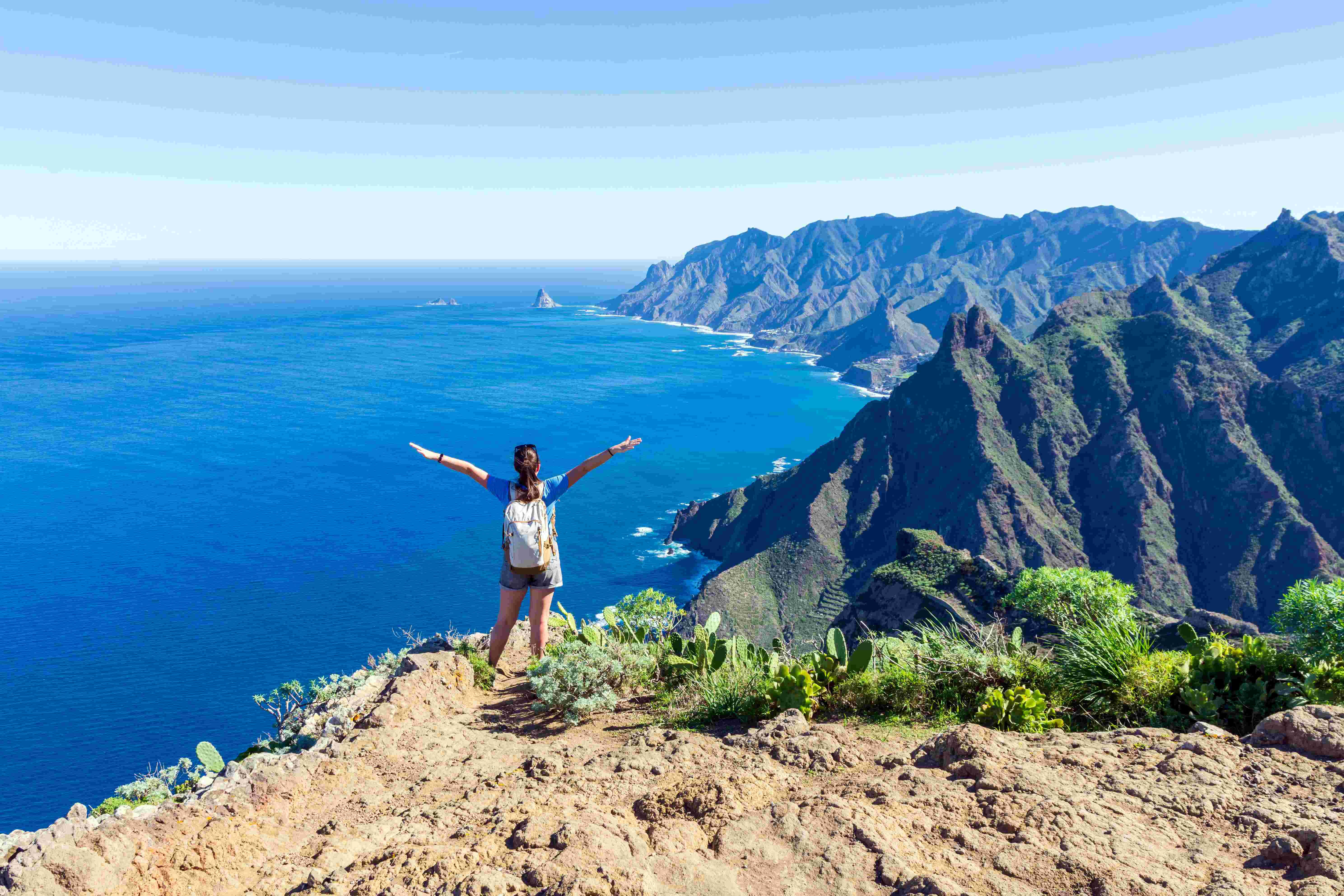 Zonovergoten en lekker wandelweer op Tenerife. Foto: Adobe Stock/Andrii Marushchynets
