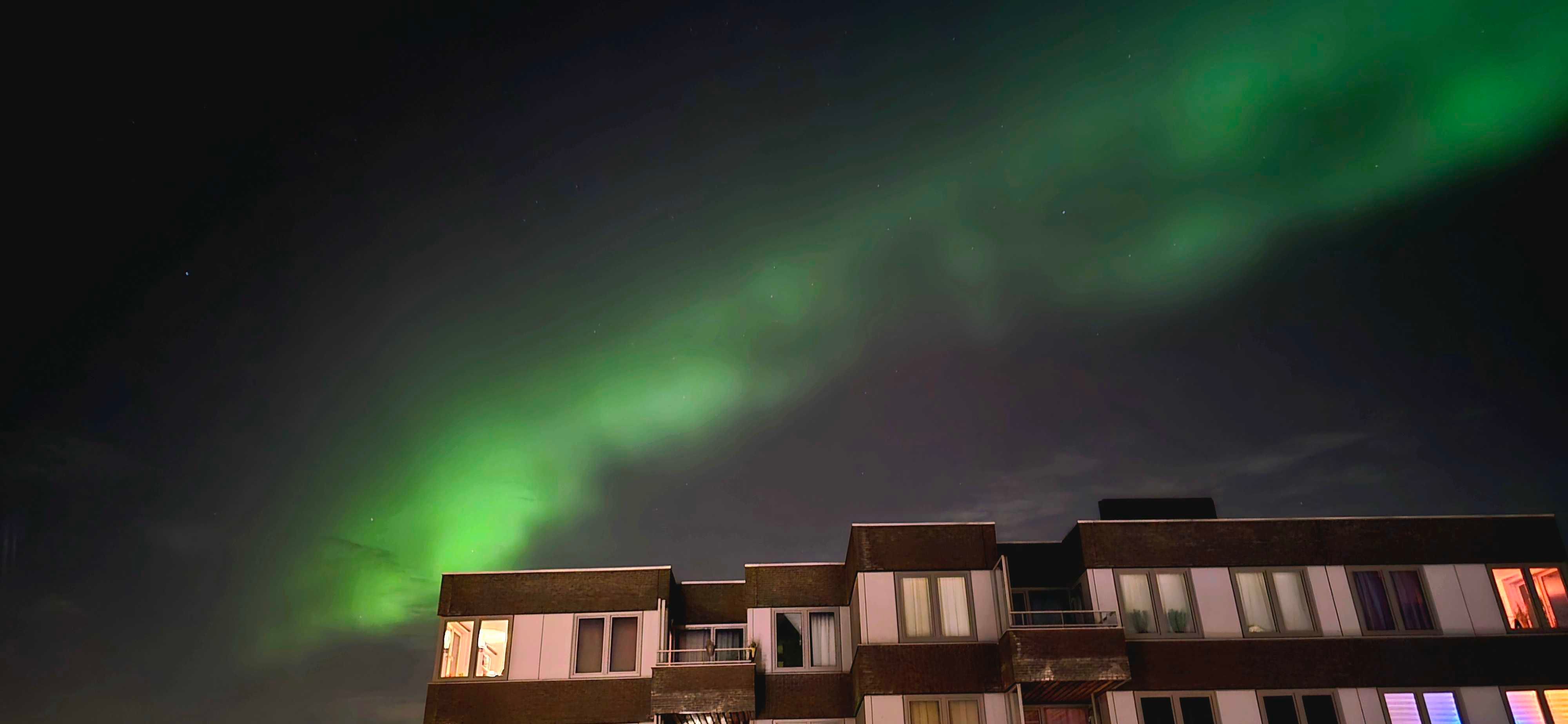Noorderlicht boven Utrecht. Foto: Jeroen Elferink.