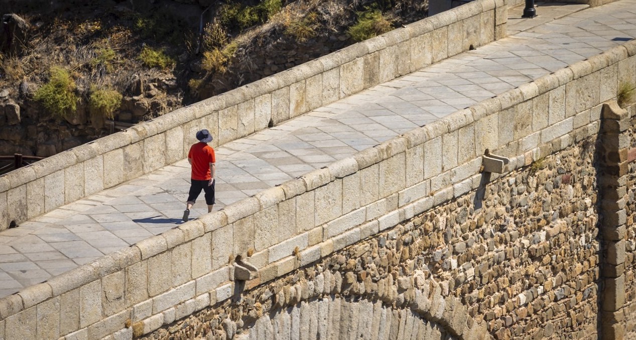 Hitte in Toledo, Spanje. Foto: via ANP / EPA/ANGELES VISDOMINE