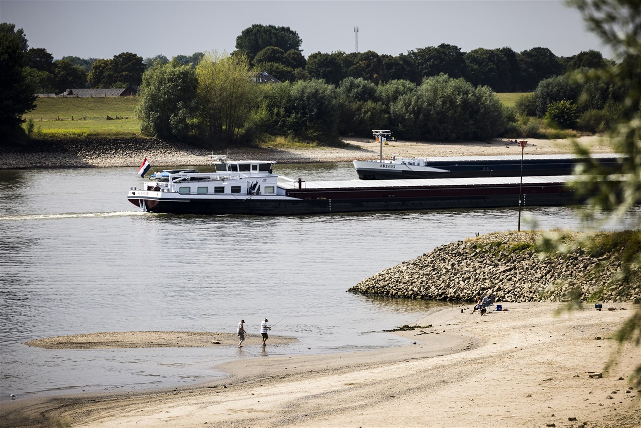 De Rijn bij Lobith. Foto: ANP / Rob Engelaar.