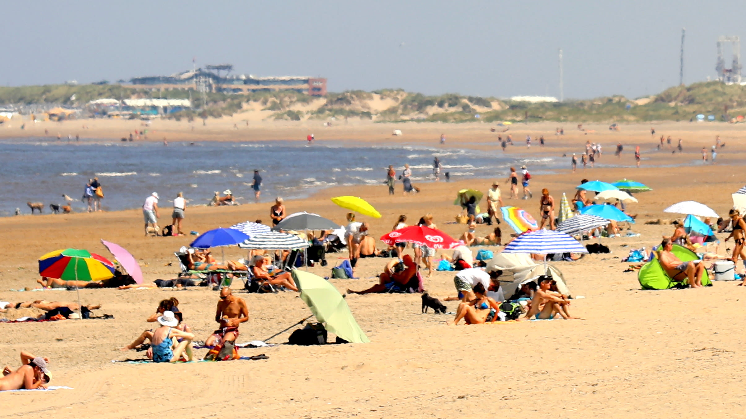 Prachtig weer op het strand. Foto: Layla Wijsmuller-Vafi