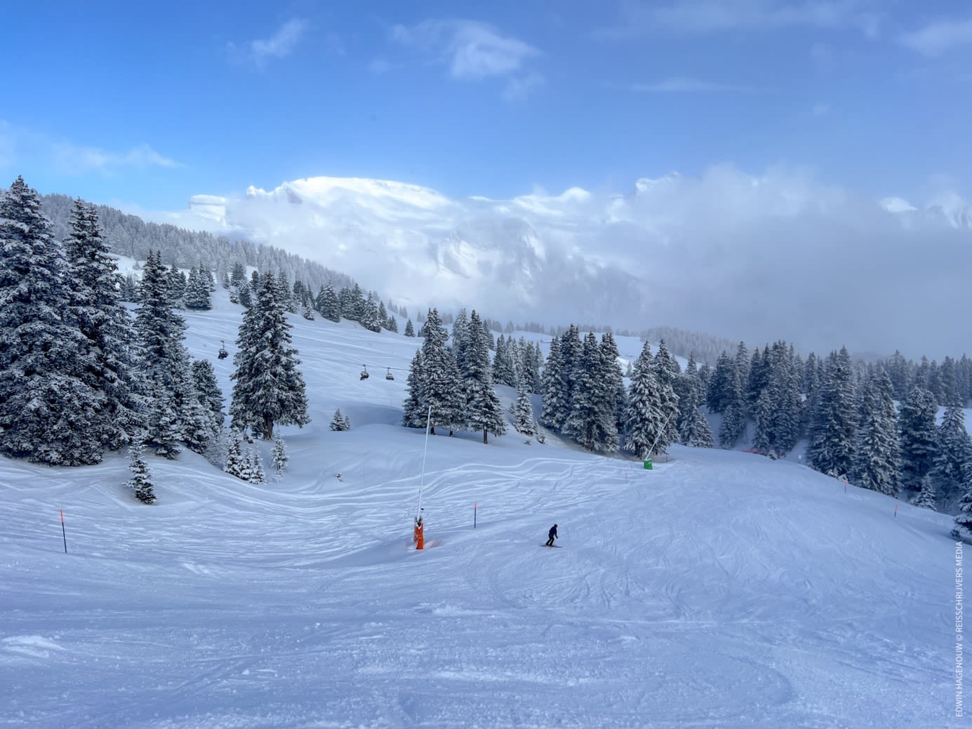 Skiën in Zwitserland. Foto: Edwin Hagenouw