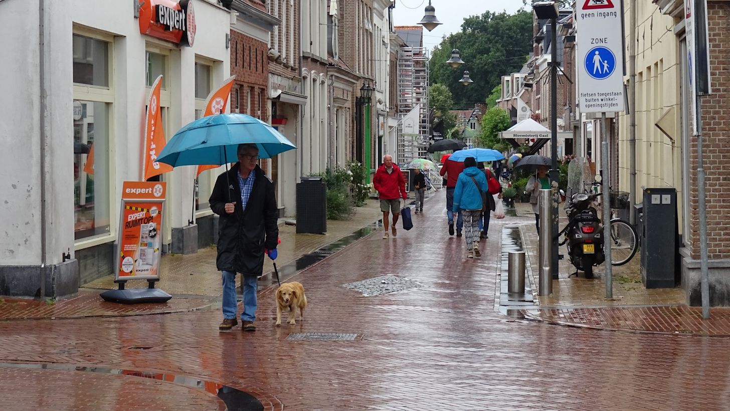 Wisselvallig zomerweer. Foto: Albert Thibaudier