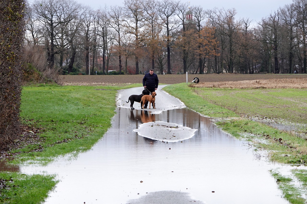 December was een kletsnatte maand, vooral het laatste deel. Foto: Ben Saanen