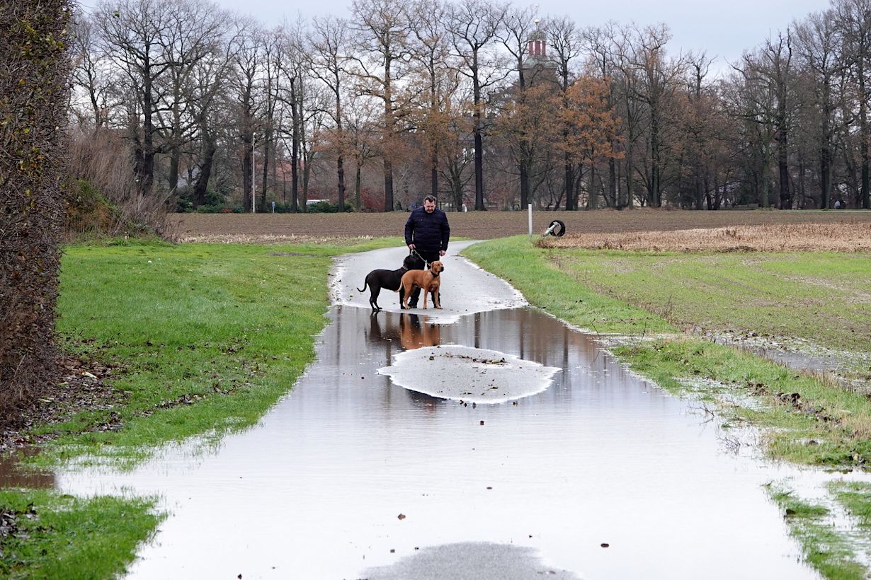 December was een kletsnatte maand, vooral het laatste deel. Foto: Ben Saanen