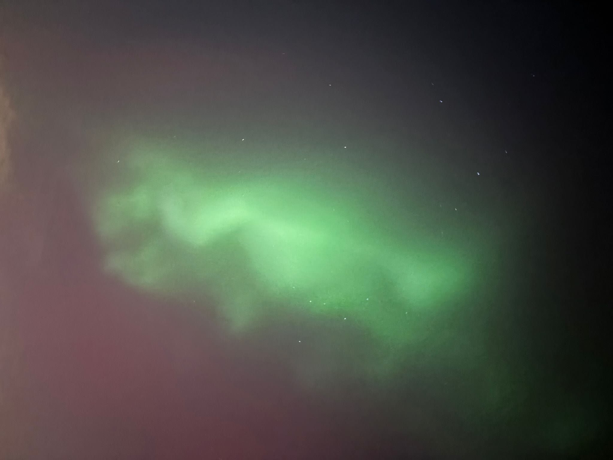 Noorderlicht boven Utrecht. Foto: Berend van Straaten.
