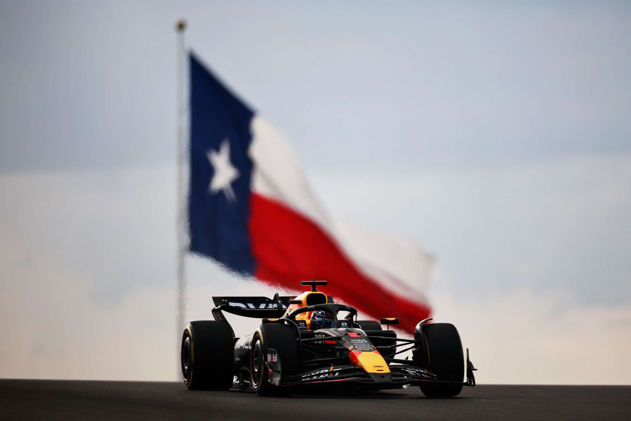 Max Verstappen tijdens de sprintkwalificatie Austin, Texas, Grand Prix 2024. Foto: (Redbull Contentpool/Chris Graythen/Getty Images)