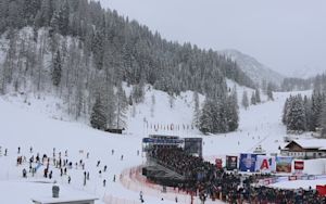 Wintersport: verse sneeuwval