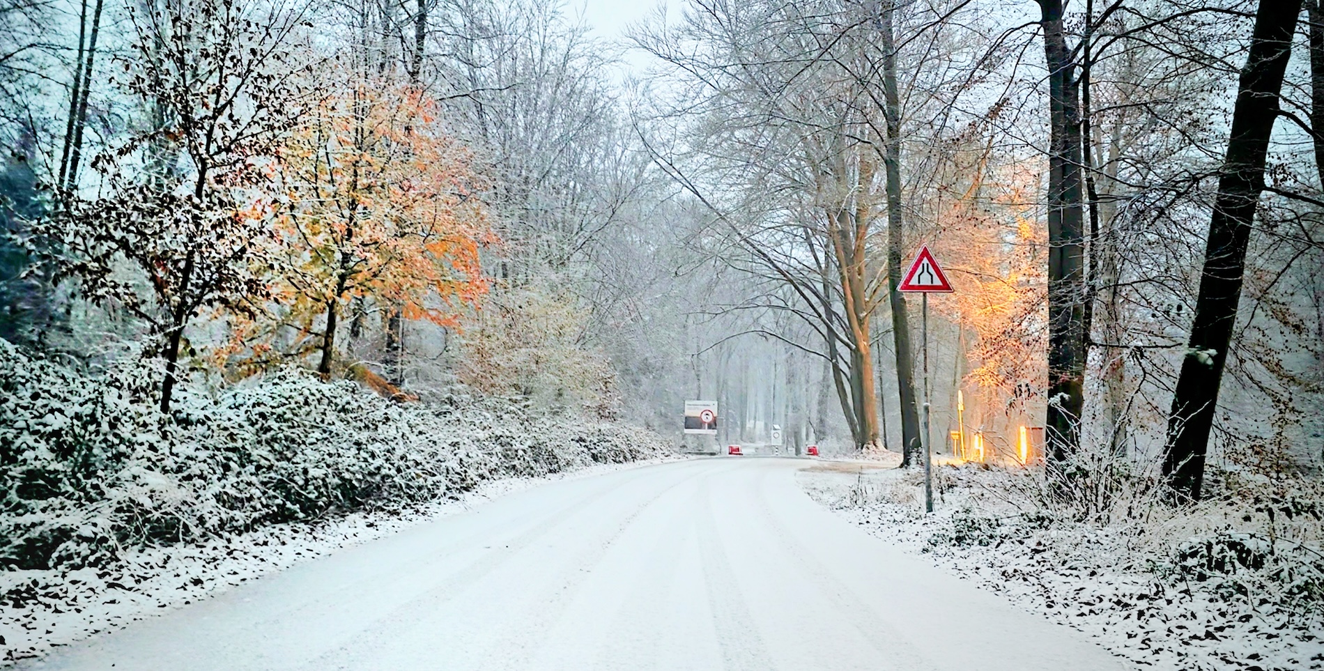 Sneeuwdek op de Veluwe, Rozendaal op 23 november 2025. Foto: Wouter van Bernebeek