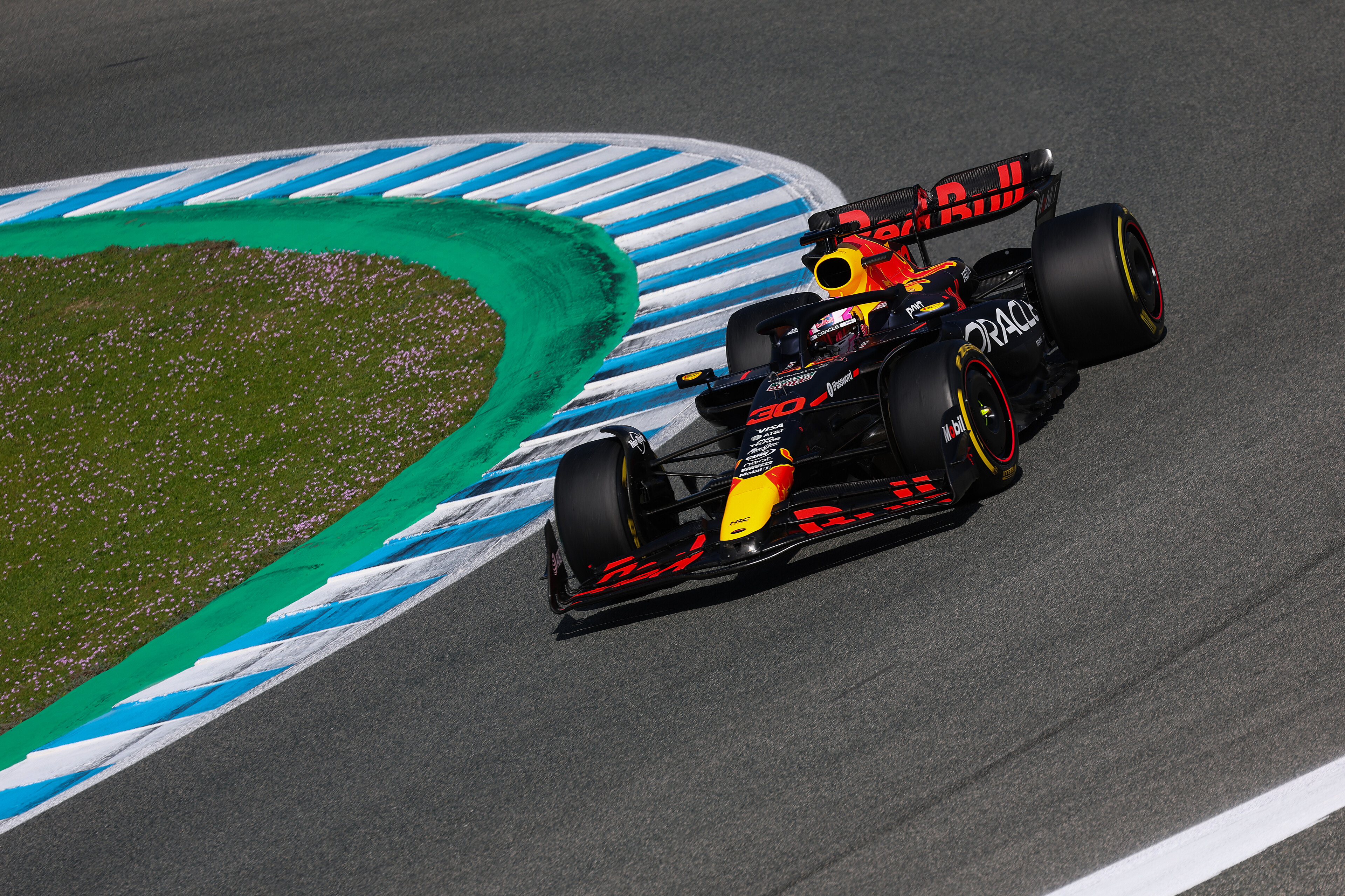Liam Lawson op het circuit van Jerez in Spanje. Foto: Getty Images / Red Bull Content Pool