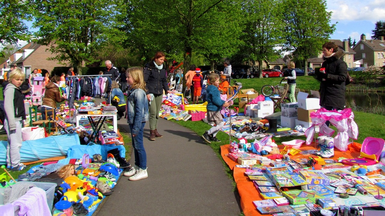 Fraai weer op Koningsdag. Foto: Margreet van Vianen