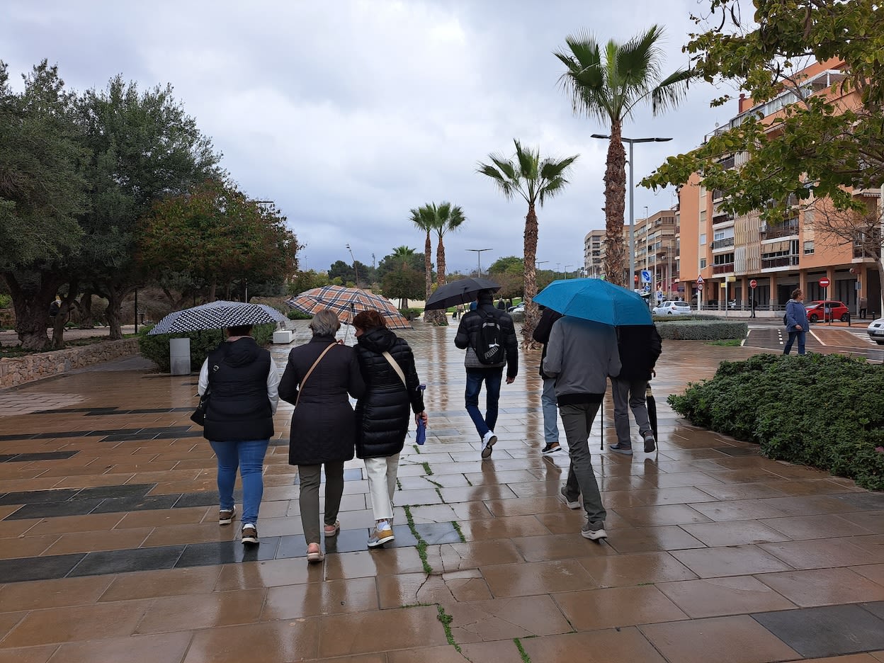 Parapluweer in Benidorm. Foto: Yvonne Raphael.