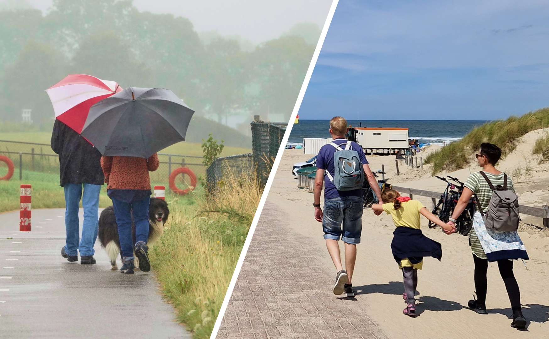 Wisselvallig of juist zomers in augustus? Foto's: Ton Wesselius en Frans Alderse Baas