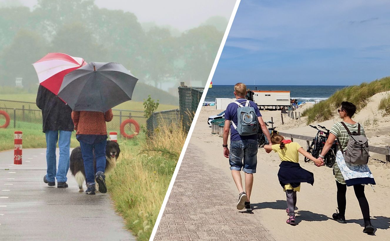 Wisselvallig of juist zomers in augustus? Foto's: Ton Wesselius en Frans Alderse Baas