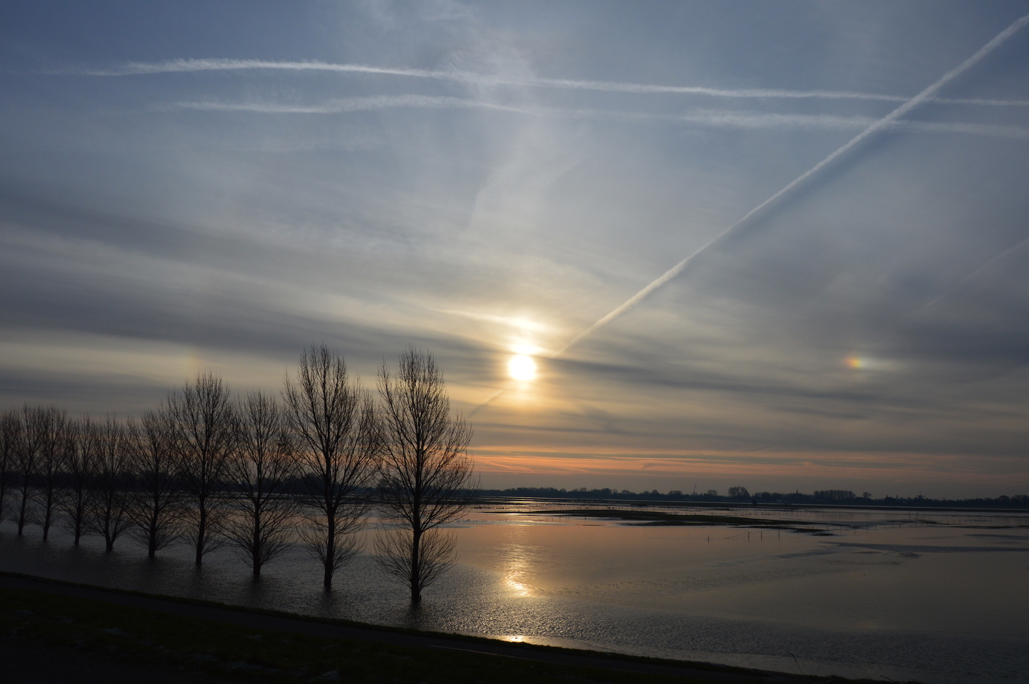 Een bijzon is een optisch verschijnsel in de atmosfeer. Foto: Roanne Frerejean