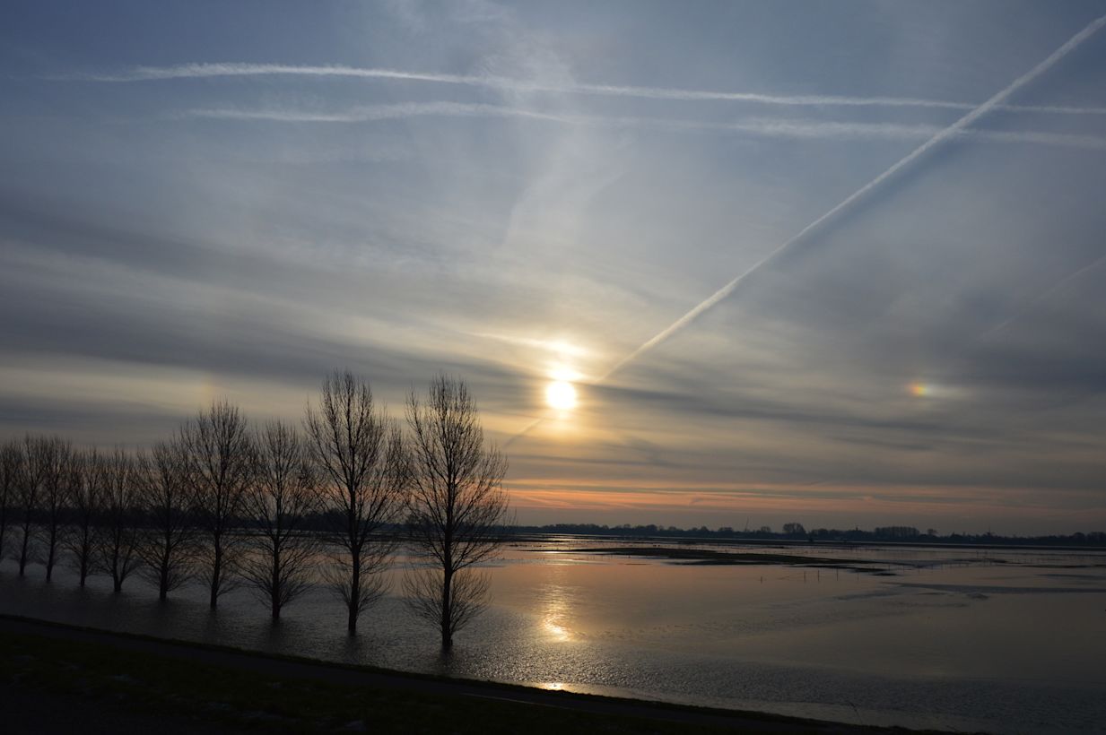 Een bijzon is een optisch verschijnsel in de atmosfeer. Foto: Roanne Frerejean