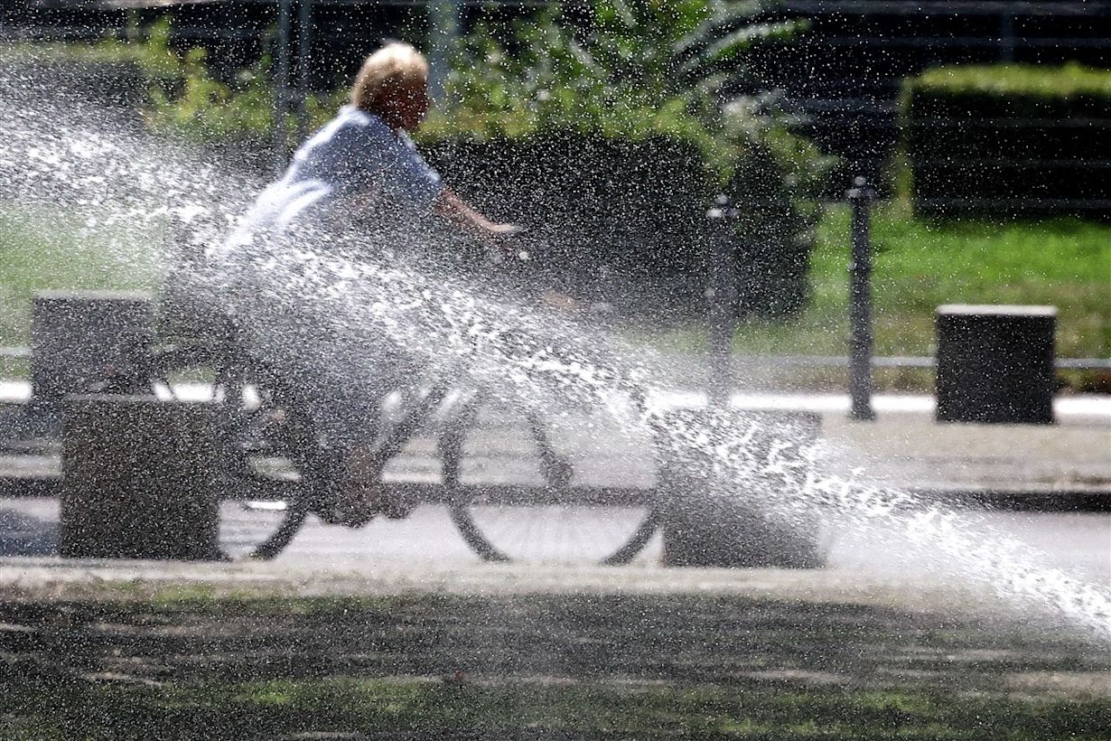 Hitte in Duitsland in augustus 2024. Foto via ANP / EPA/FILIP SINGER