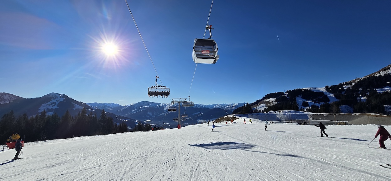 Prachtig weer vandaag in Brixen im Thale. Foto: Ronald Ruijsch