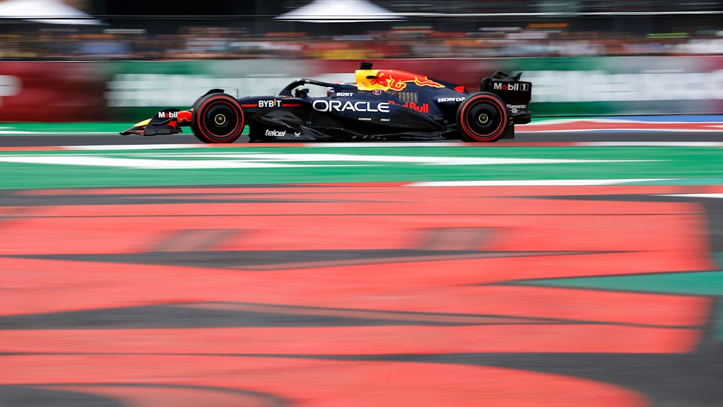 Max Verstappen op het Autódromo Hermanos Rodríguez in Mexico-Stad tijdens de Grand Prix van Mexico in 2024. Foto: Red Bull Content Pool / Getty Images.