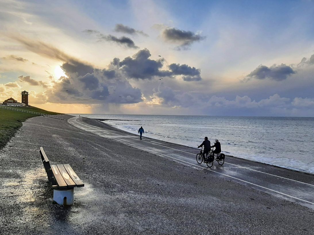 Mooie luchten veroorzaakt door buien. Foto: Nel van Es