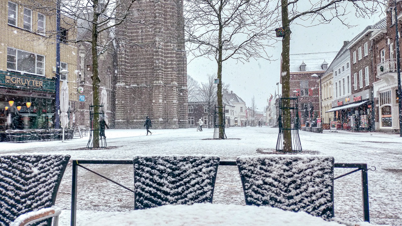 De kans op winterse buien is deze week groot. Foto: Jos Hebben