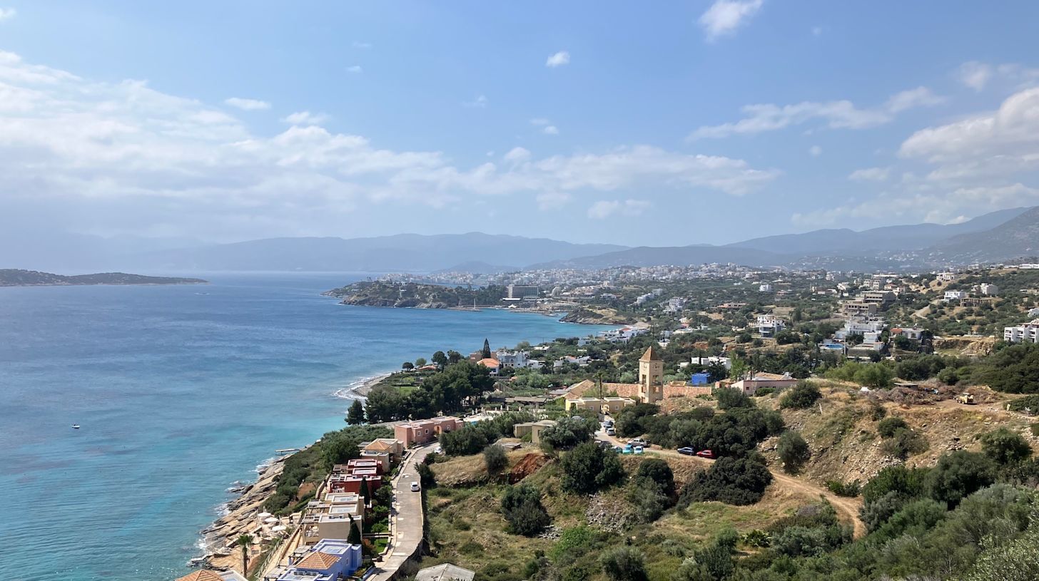 Uitzicht op Agios Nikolaos, Kreta. Foto: Johnny Willemsen