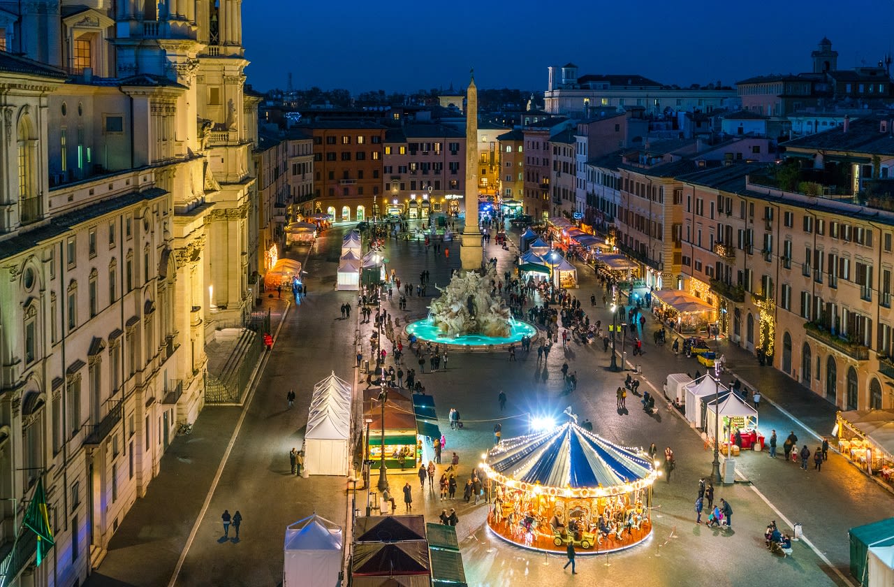 Kerst in Rome. Foto: AdobeStock / e55evu