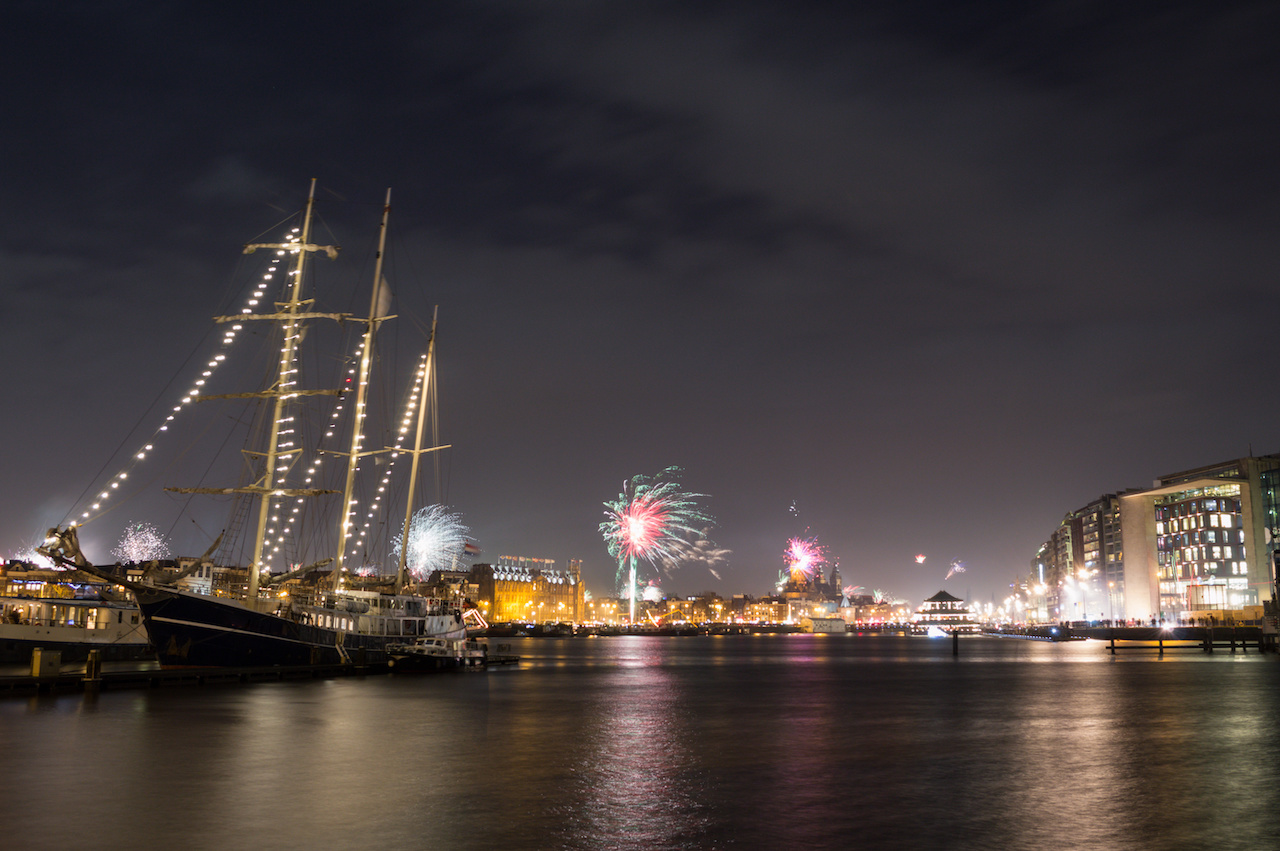 Oudjaarsdag - Vuurwerk - Amsterdam 