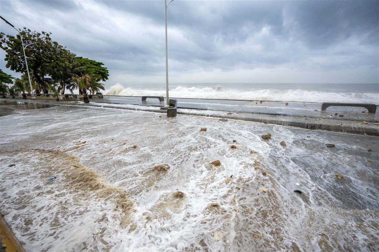 Orkaan Beryl trekt richting Jamaica. Foto: ANP / AFP /  Francesco Spotorno.