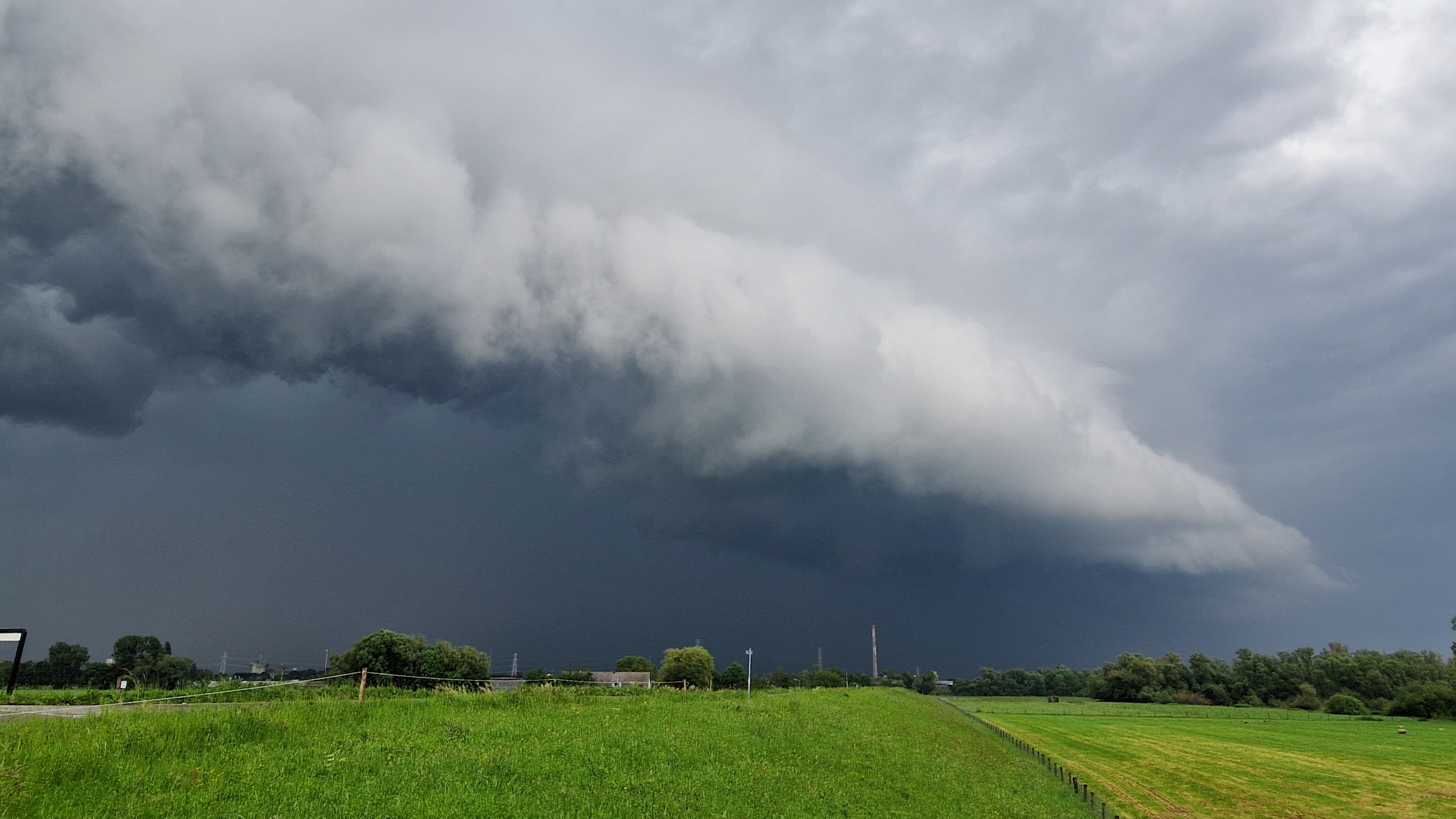 Deze week trekken felle buien over. Foto: Nandi Raaphorst