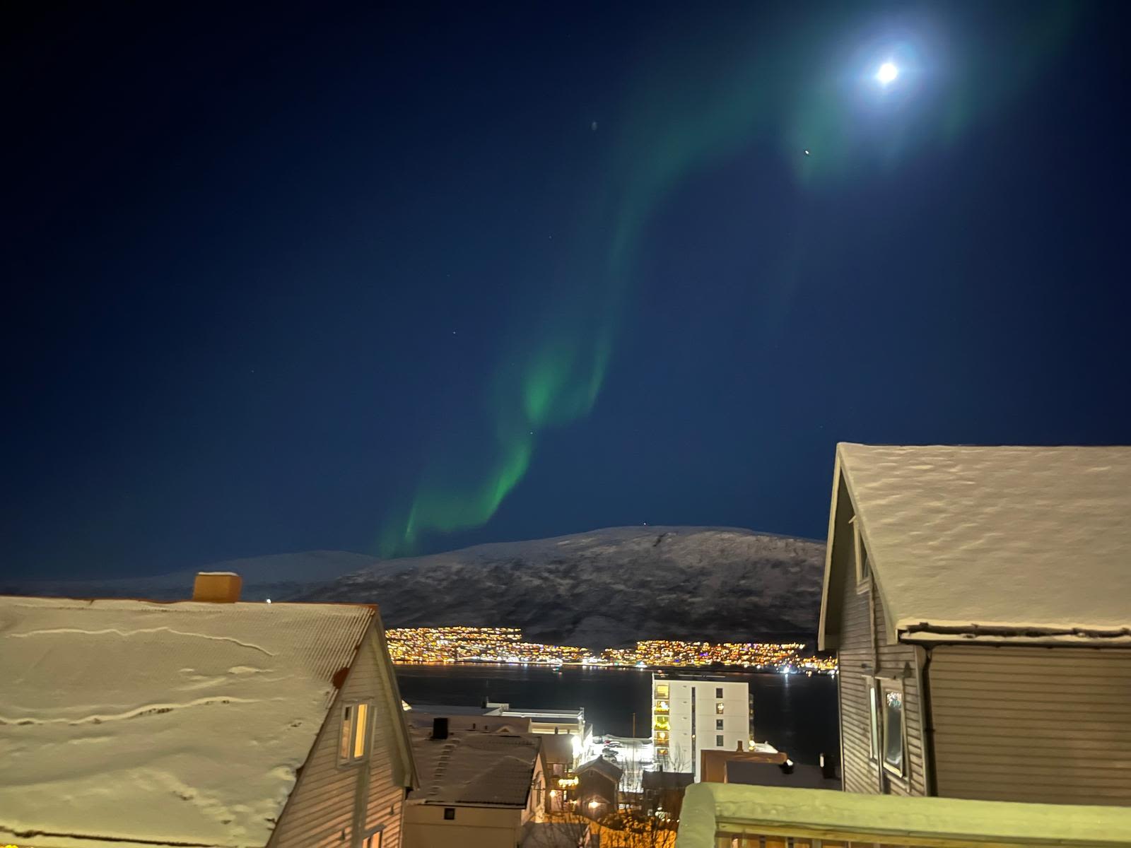 Noorderlicht boven Tromsø