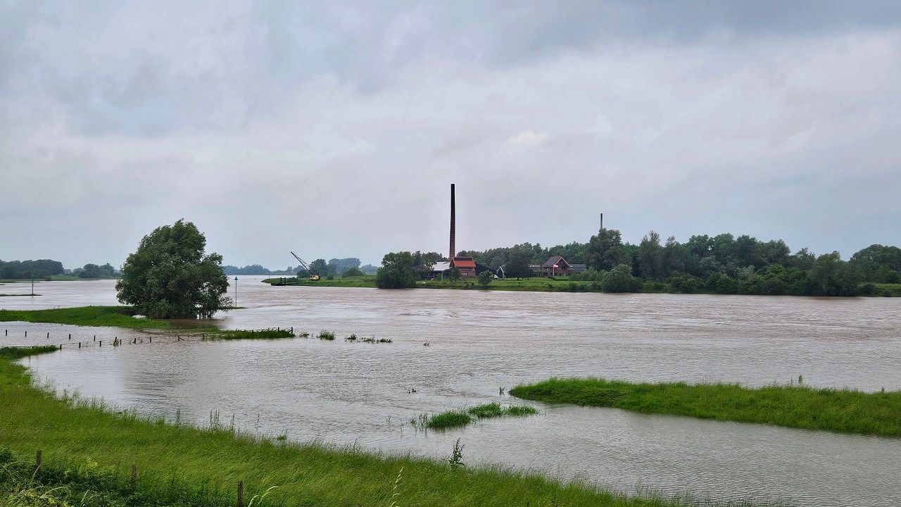Hoogwater. Foto: Nely V Frankenhuyzen