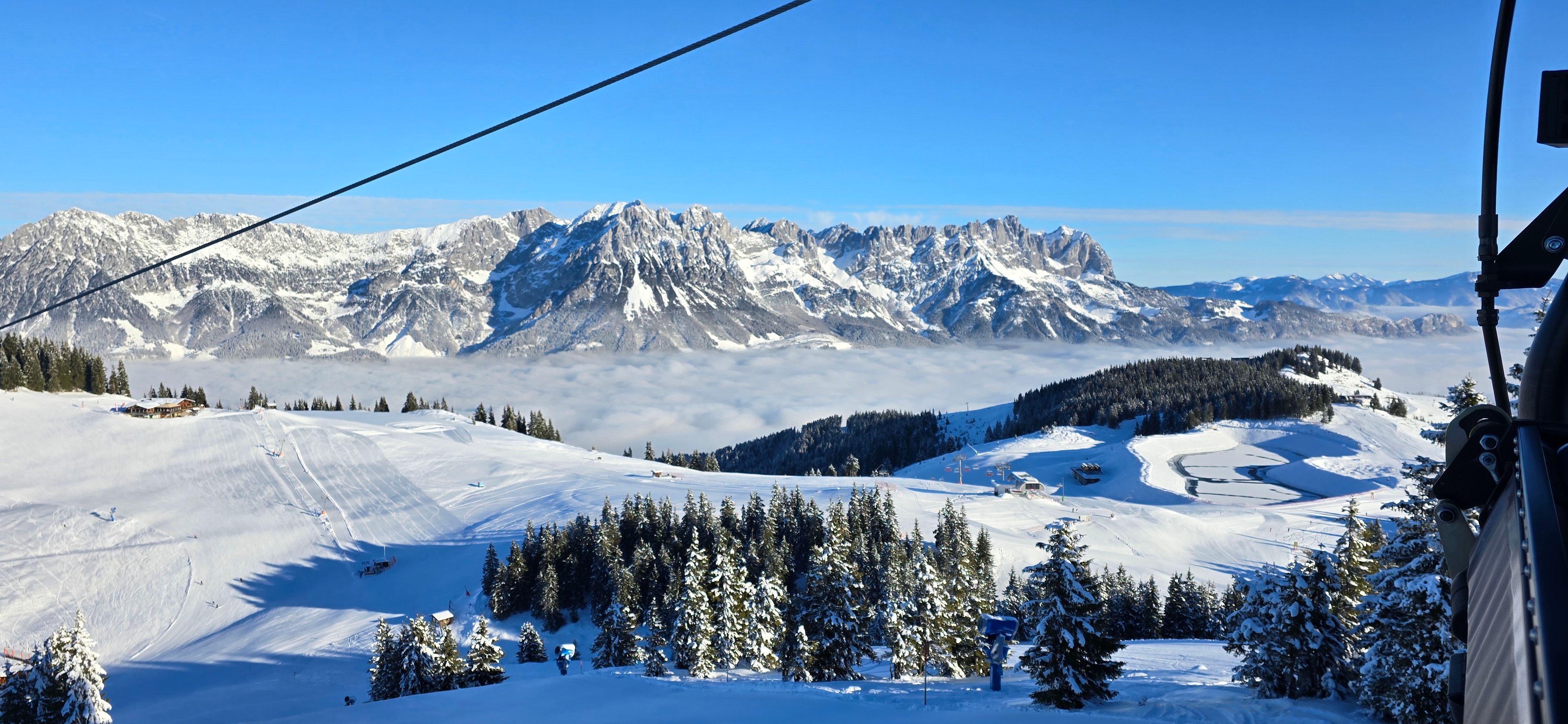 Perfecte condities afgelopen week in Scheffau am WilderKaiser (foto: Eric Kromhout)