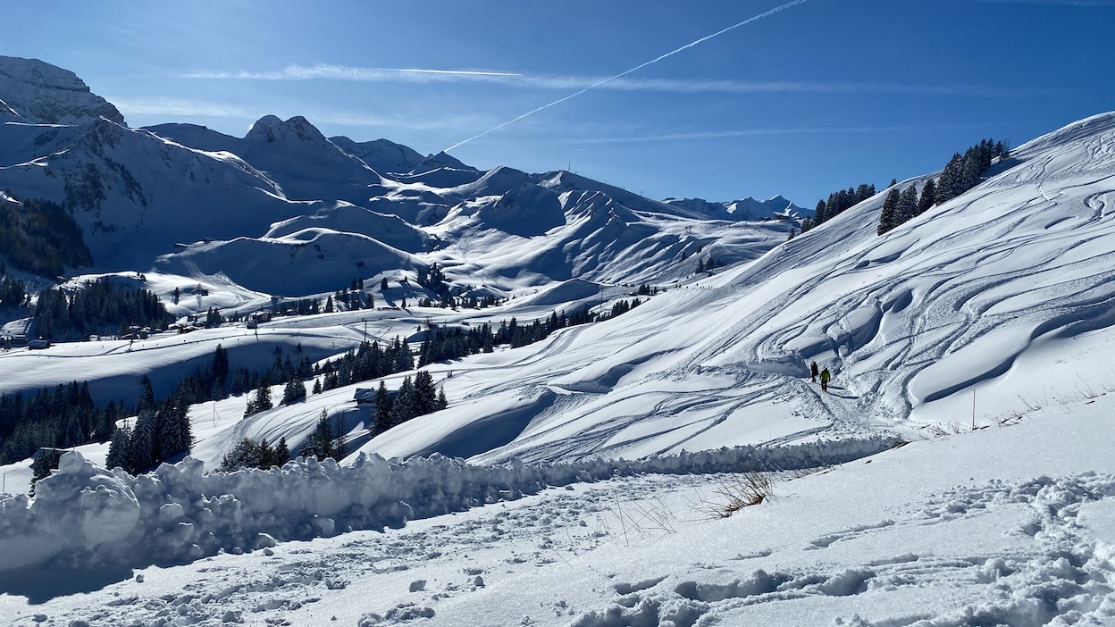 Wintersport: veelal droge en zonnige condities!