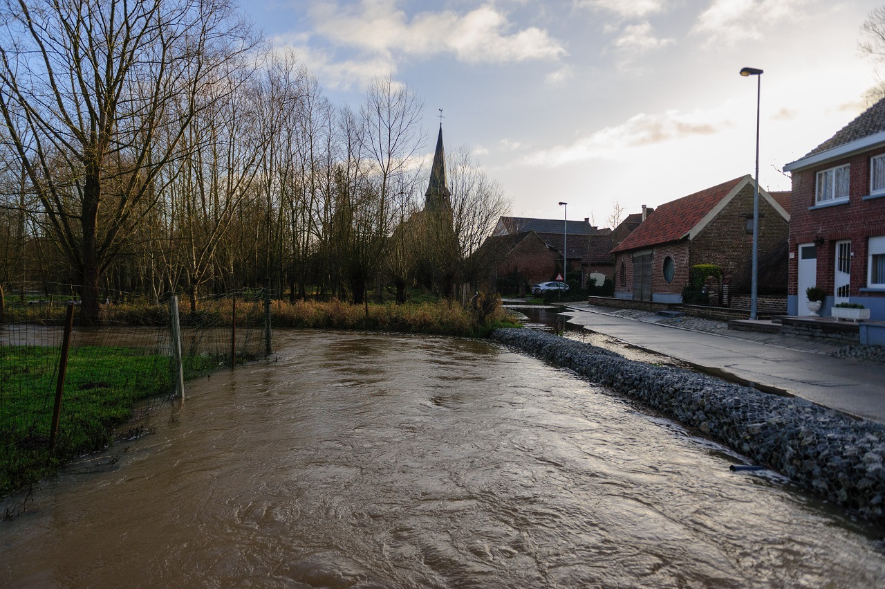 Veel regen leidt tot wateroverlast in België