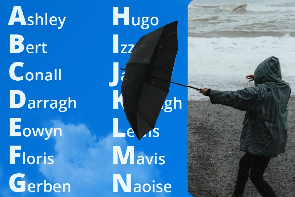 Dit zijn de stormnamen van seizoen 2024-2025!