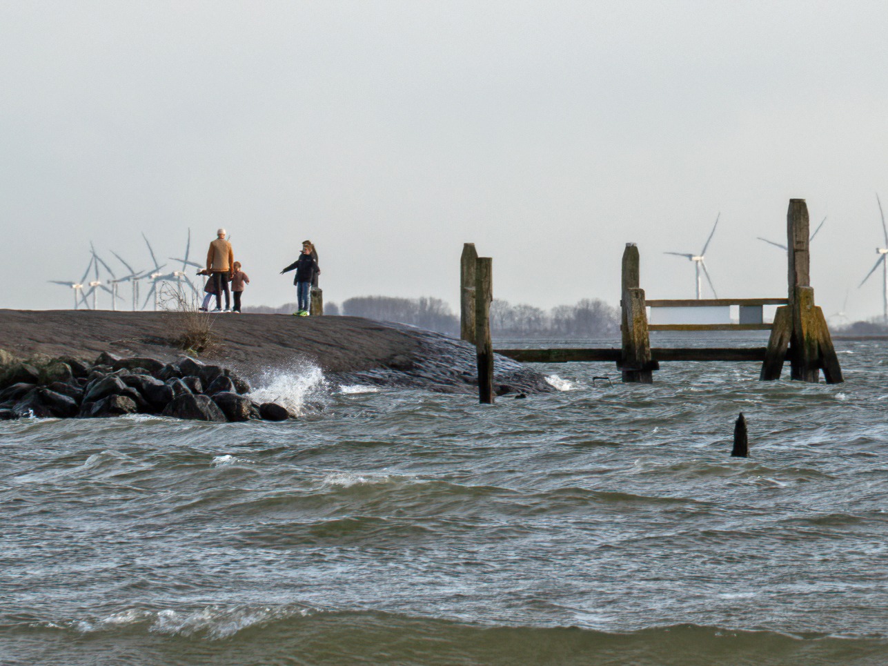 Deze week kan het met name in de kustgebieden flink doorwaaien. Foto: Simone Genna Wiersma.