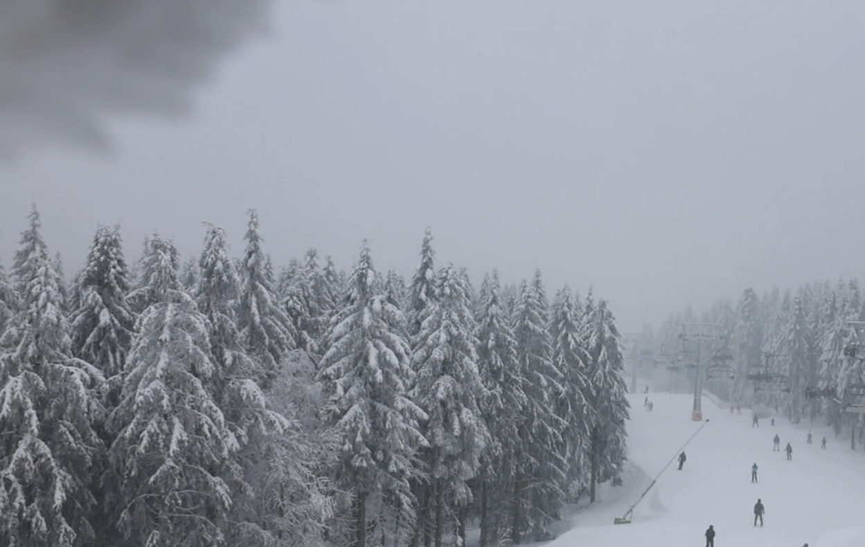 Sneeuw in Winterberg. Bron Feratel.