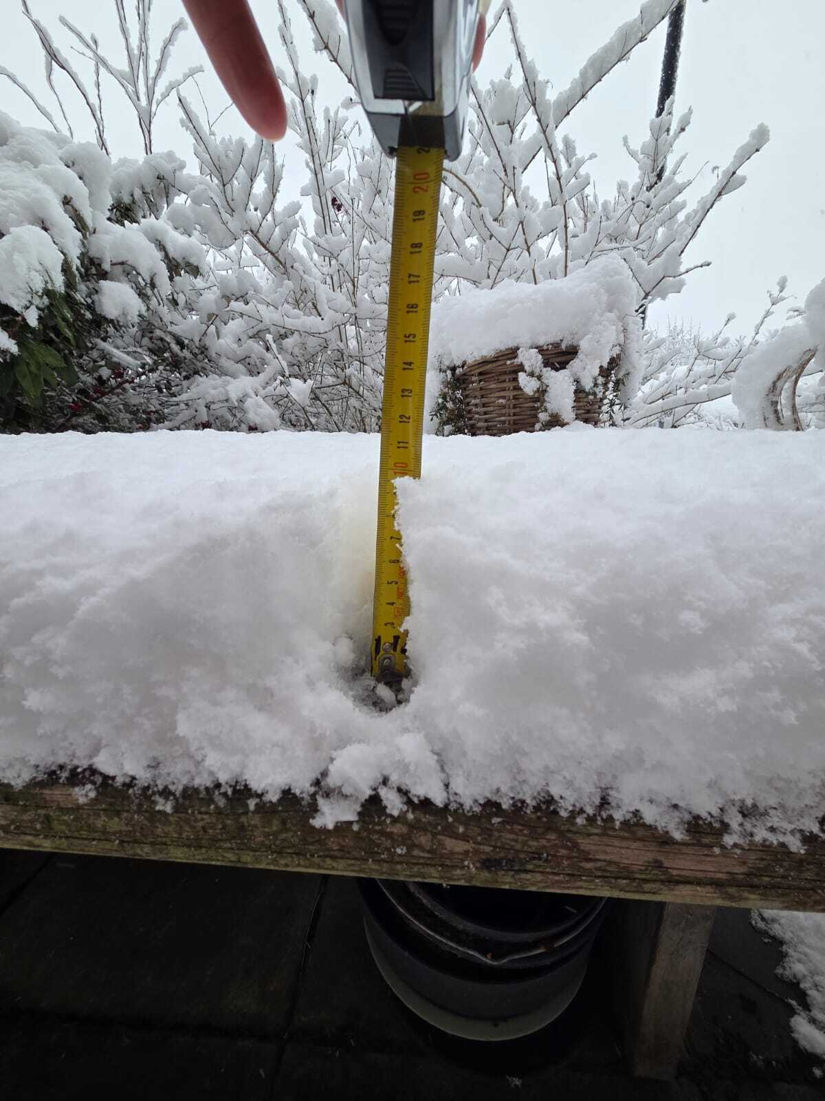 Sneeuw in Almere. Foto: Raymond Klaassen. 