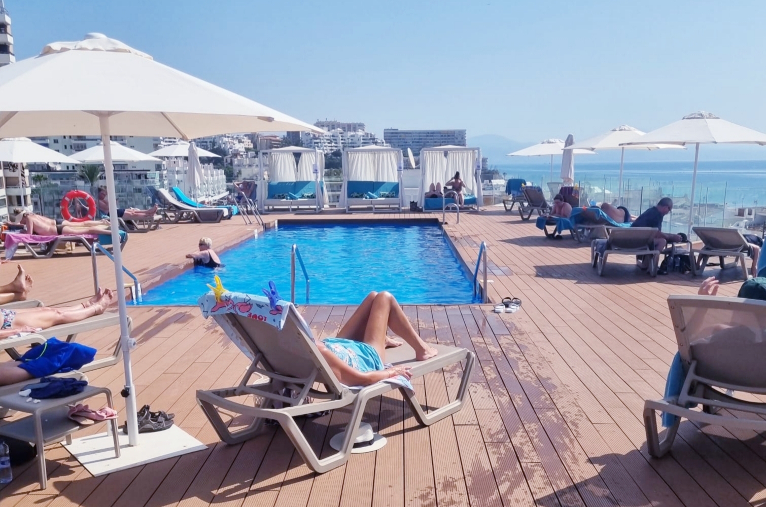 Volop zomer in Torremolinos, Andalusië (Zuid-Spanje). Foto: Marianne Steenbergen