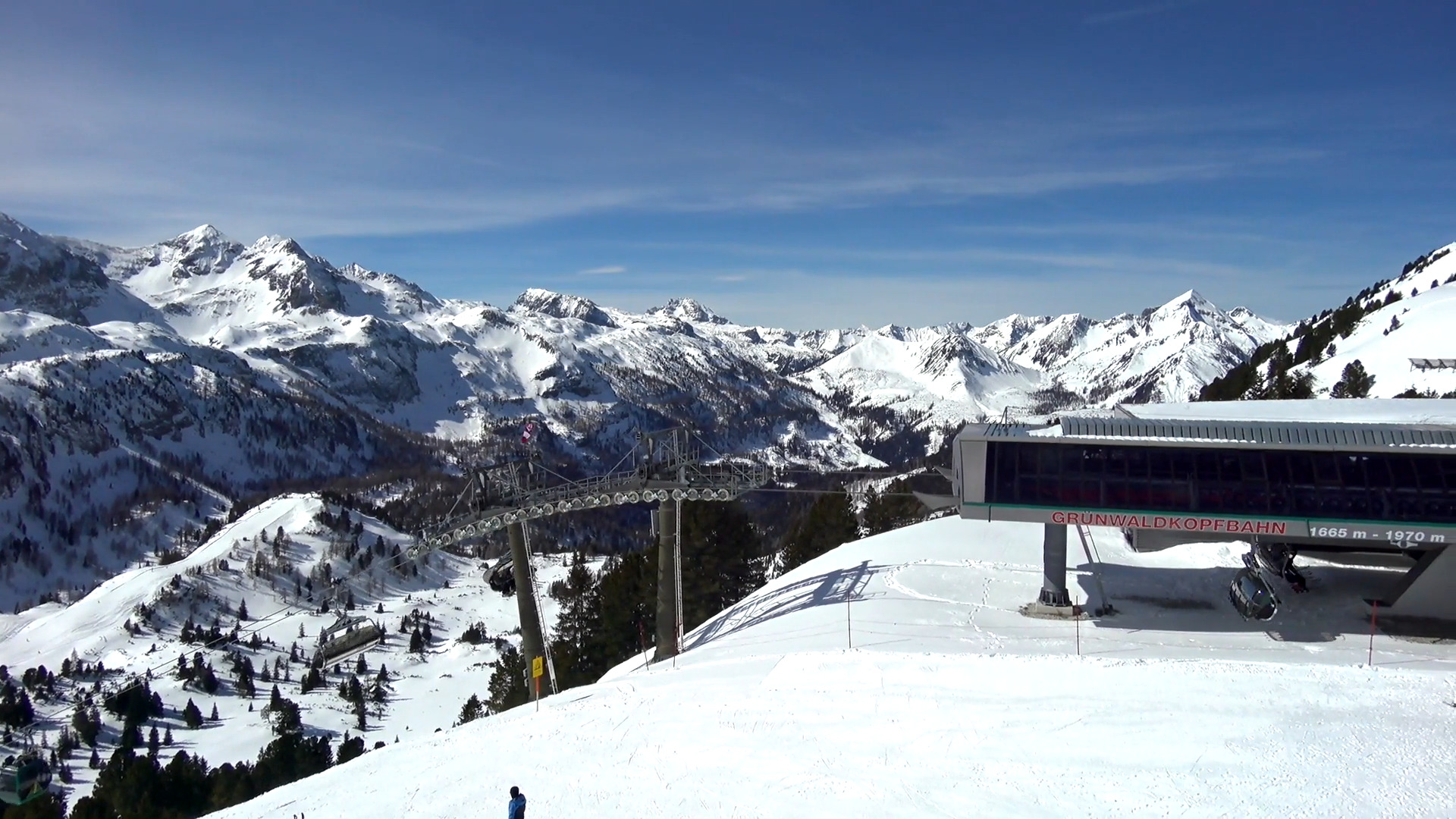 Obertauern (Grünwaldkopf) op vrijdagochtend. Beeld: Feratel