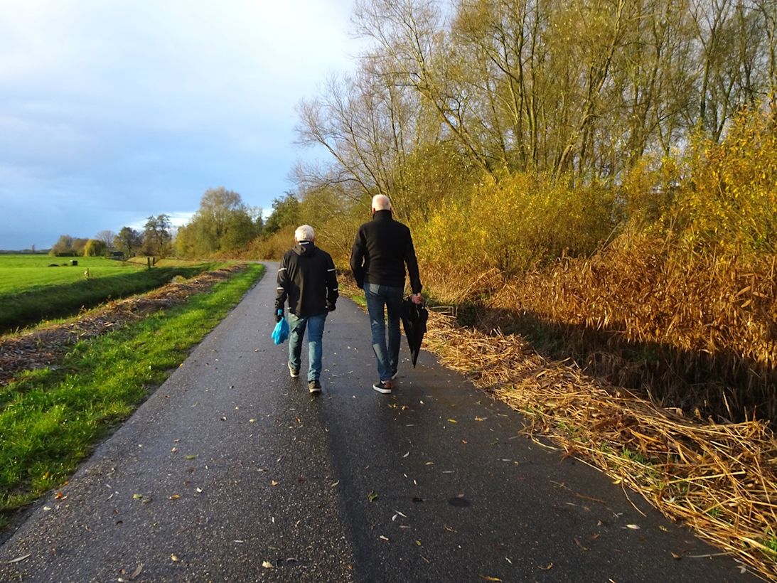 De temperatuur bleef overal onder 10 graden vandaag. Foto: Gerard van Vugt