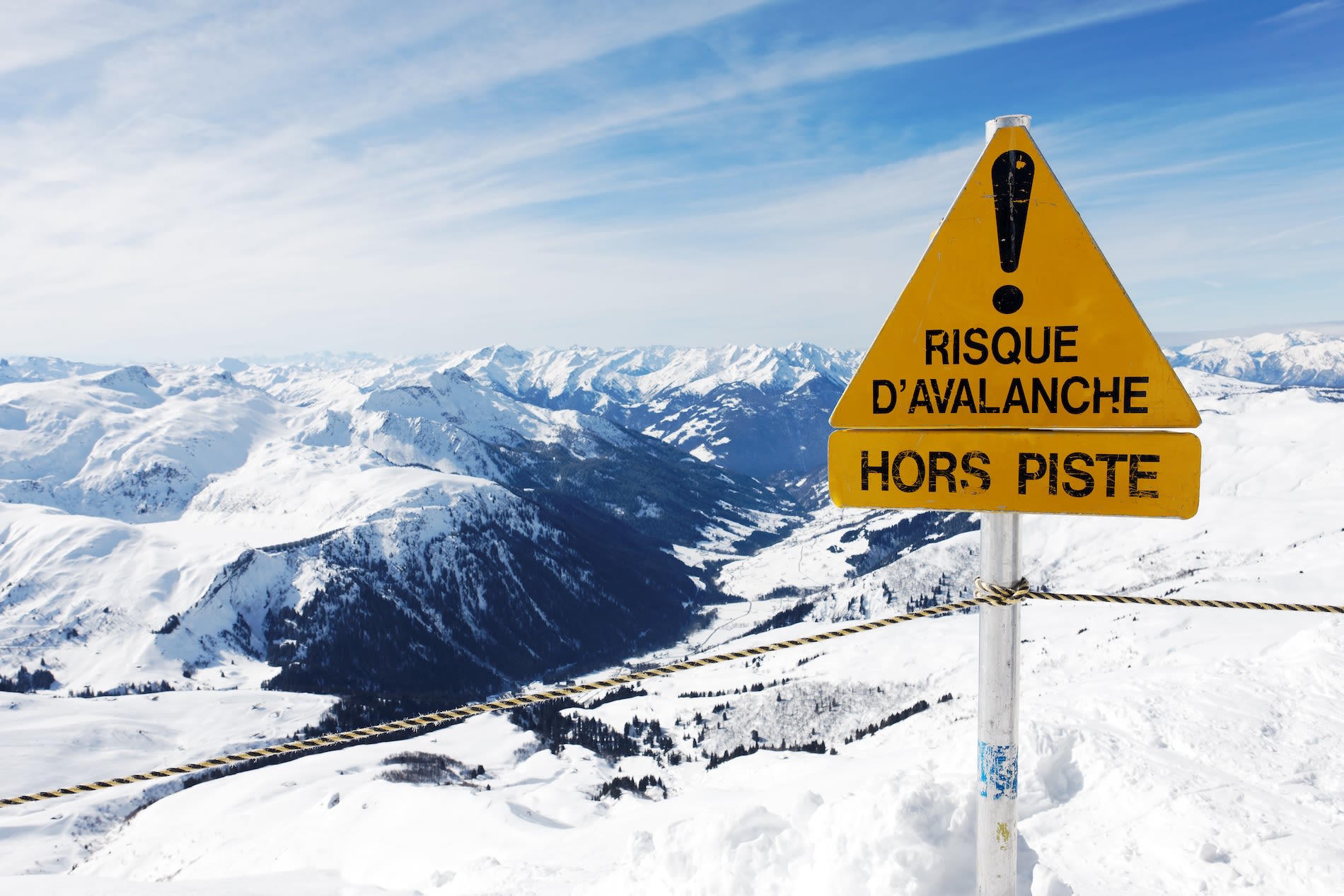 Lawinegevaar. Foto: Adobe Stock / Frédéric Prochasson