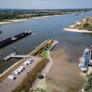 Waterpeil Rijn op laagste punt ooit gemeten door droogte