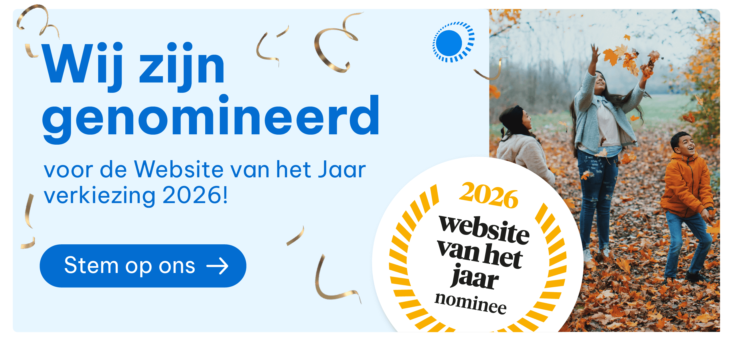 Website van het jaar 2026 blog banner
