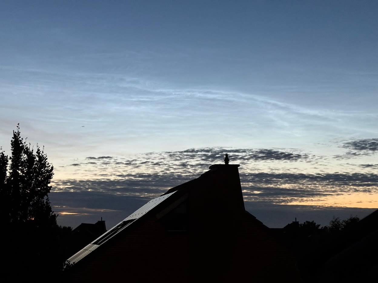 Lichtende nacht wolkenwolken. Foto: Bram van Kester.